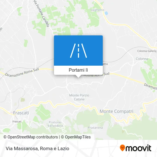 Mappa Via Massarosa