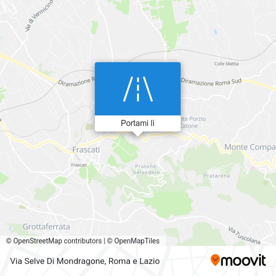 Mappa Via Selve Di Mondragone