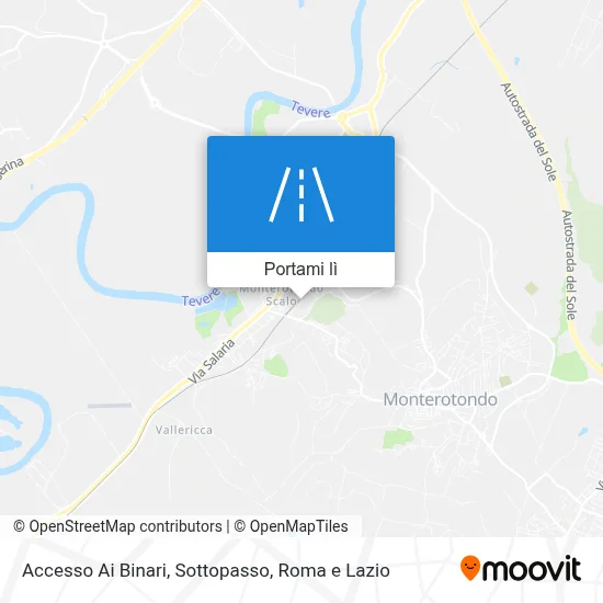 Mappa Accesso Ai Binari, Sottopasso