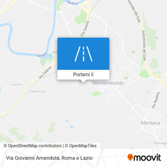 Mappa Via Giovanni Amendola