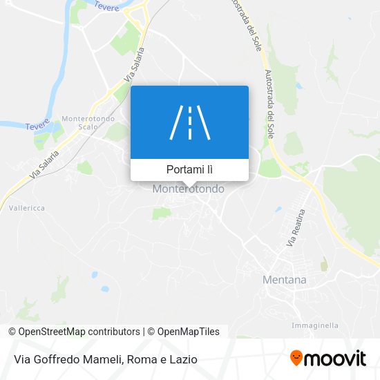 Mappa Via Goffredo Mameli