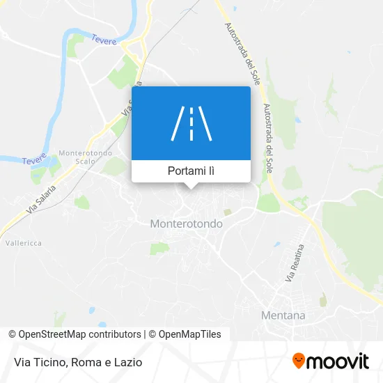 Mappa Via Ticino