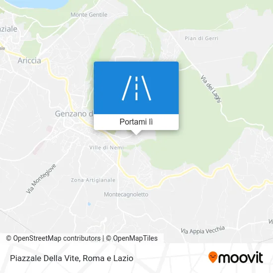 Mappa Piazzale Della Vite