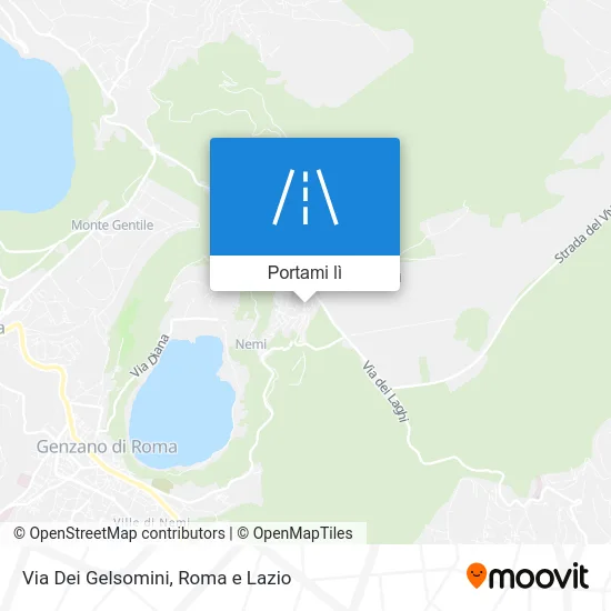 Mappa Via Dei Gelsomini