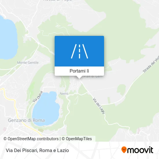 Mappa Via Dei Piscari