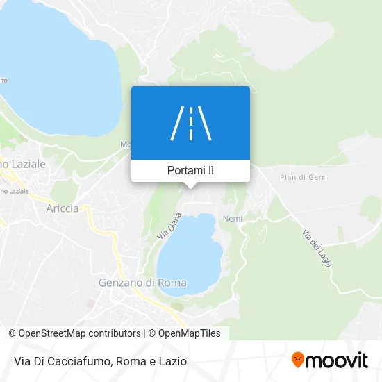 Mappa Via Di Cacciafumo