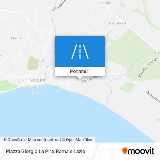 Mappa Piazza Giorgio La Pira