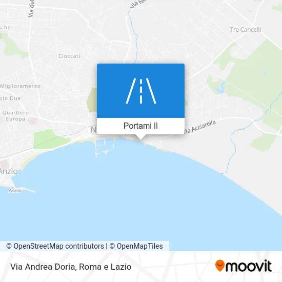 Mappa Via Andrea Doria