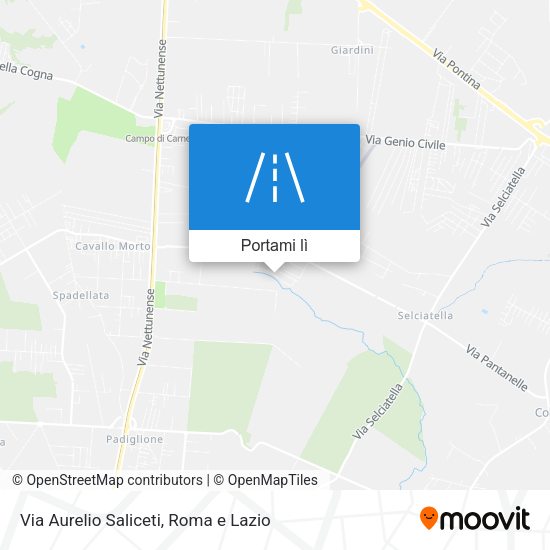 Mappa Via Aurelio Saliceti