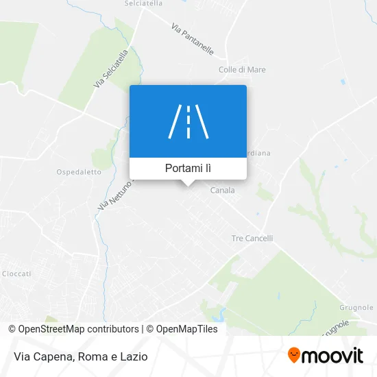 Mappa Via Capena