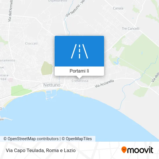 Mappa Via Capo Teulada