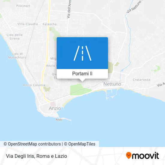 Mappa Via Degli Iris