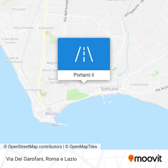 Mappa Via Dei Garofani