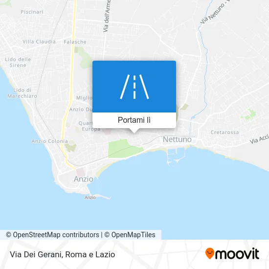 Mappa Via Dei Gerani