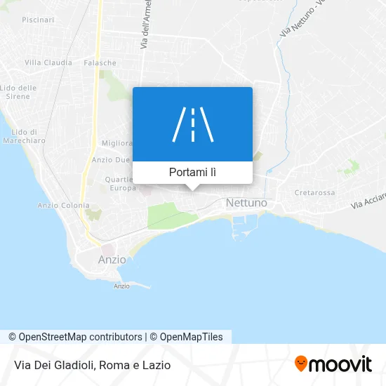 Mappa Via Dei Gladioli