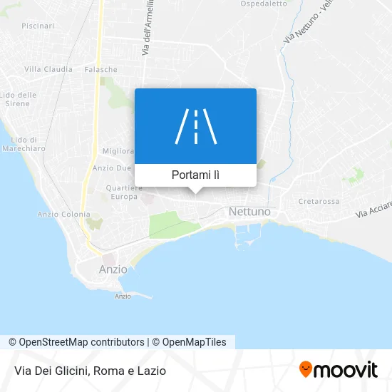 Mappa Via Dei Glicini