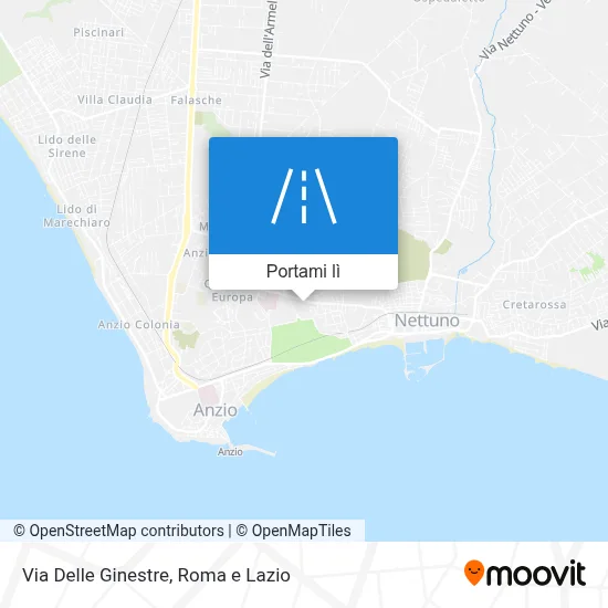 Mappa Via Delle Ginestre