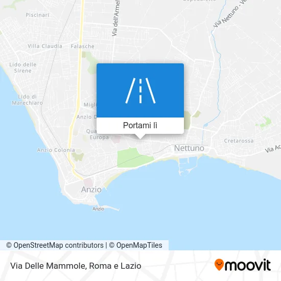 Mappa Via Delle Mammole