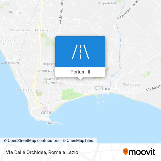 Mappa Via Delle Orchidee