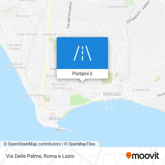 Mappa Via Delle Palme