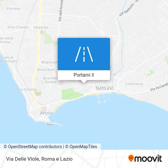 Mappa Via Delle Viole