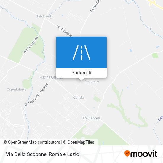 Mappa Via Dello Scopone