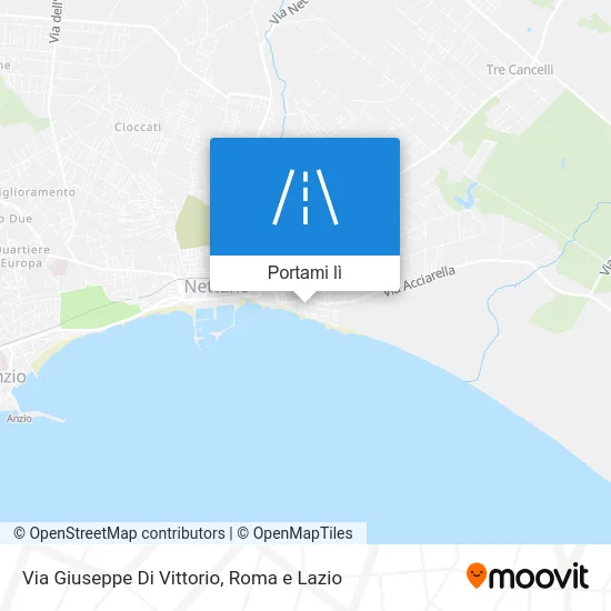 Mappa Via Giuseppe Di Vittorio