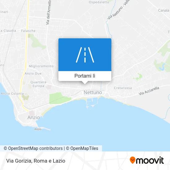 Mappa Via Gorizia