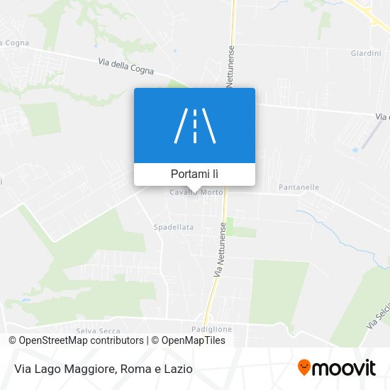 Mappa Via Lago Maggiore
