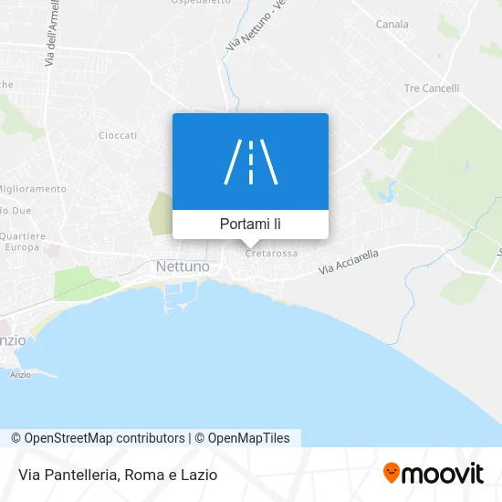 Mappa Via Pantelleria