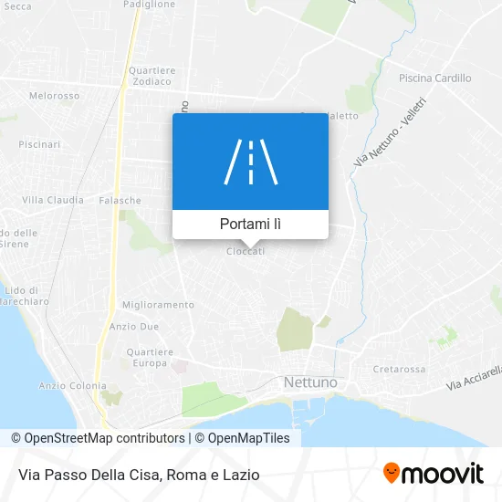 Mappa Via Passo Della Cisa