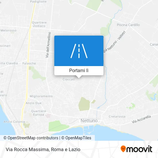 Mappa Via Rocca Massima