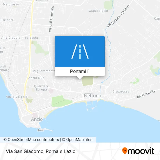 Mappa Via San Giacomo