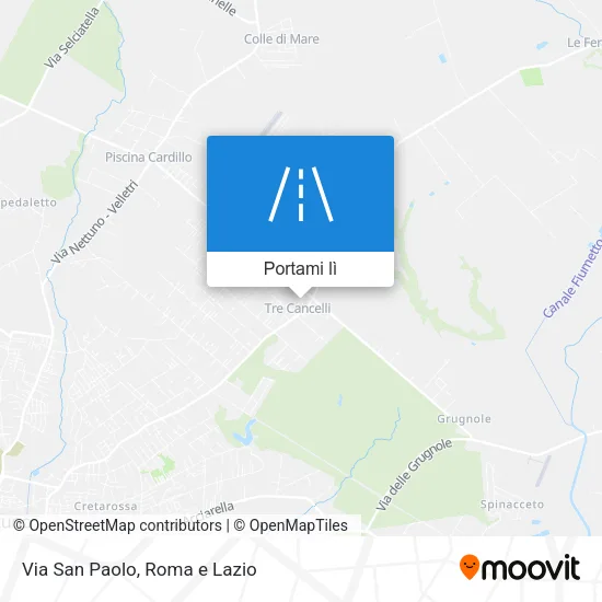 Mappa Via San Paolo