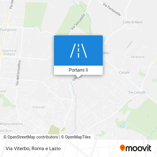 Mappa Via Viterbo