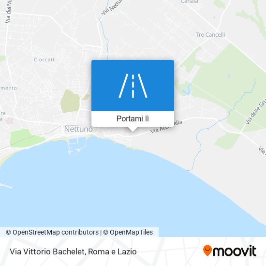 Mappa Via Vittorio Bachelet