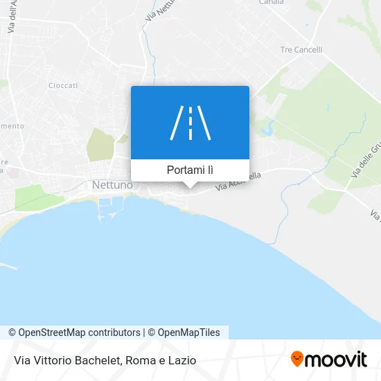 Mappa Via Vittorio Bachelet