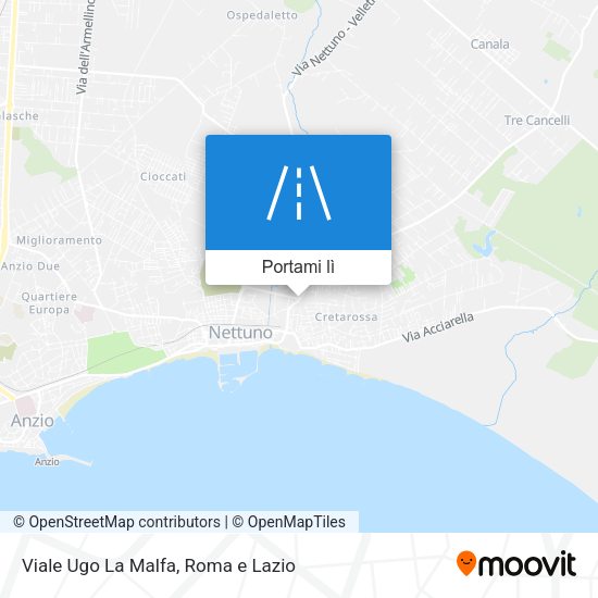 Mappa Viale Ugo La Malfa