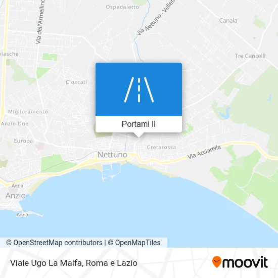 Mappa Viale Ugo La Malfa