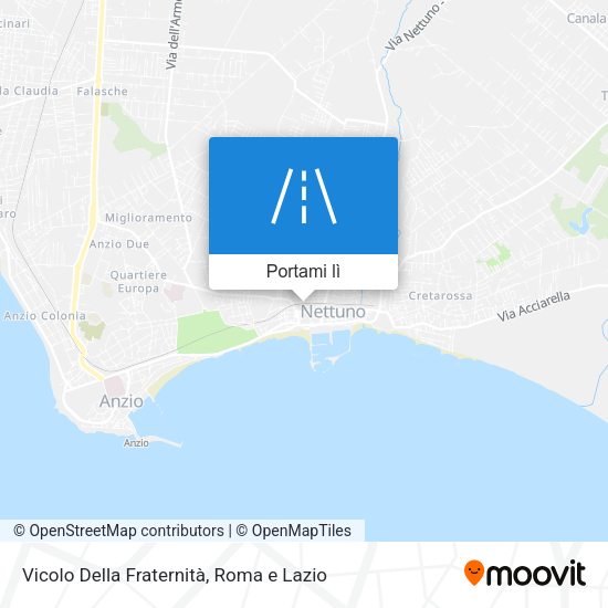 Mappa Vicolo Della Fraternità