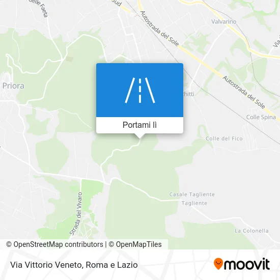 Mappa Via Vittorio Veneto