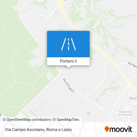 Mappa Via Campo Ascolano