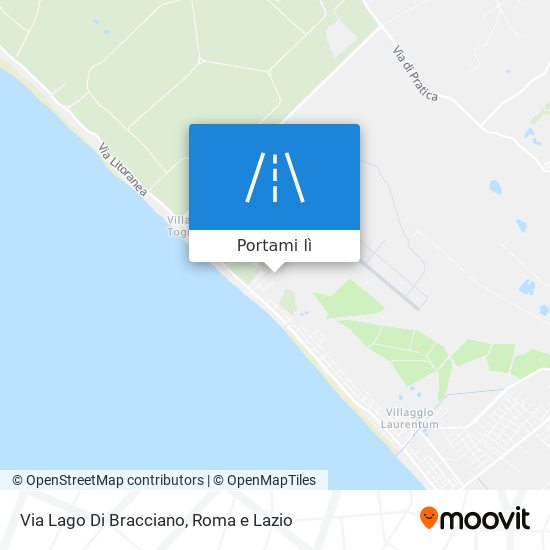 Mappa Via Lago Di Bracciano