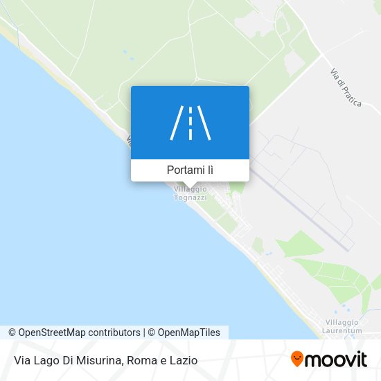 Mappa Via Lago Di Misurina
