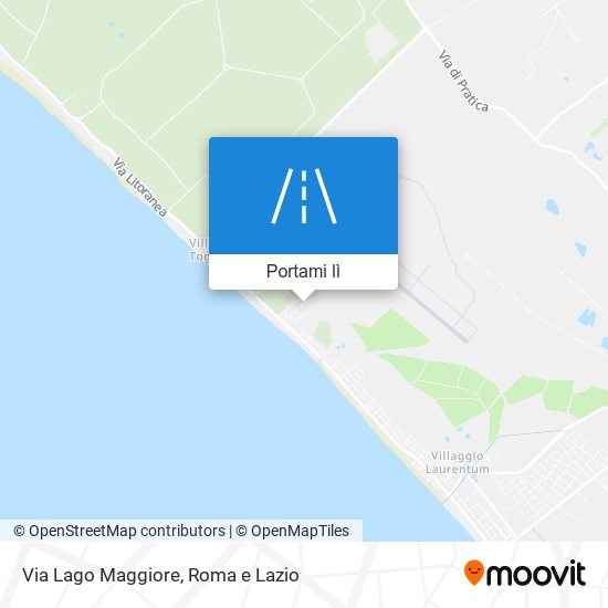 Mappa Via Lago Maggiore