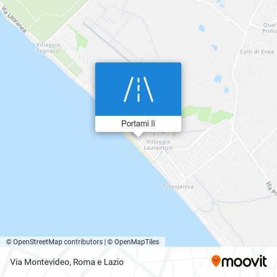 Mappa Via Montevideo