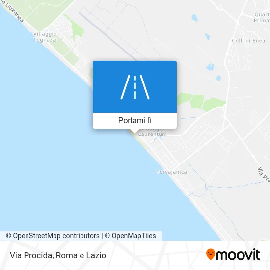 Mappa Via Procida