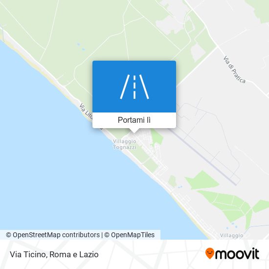 Mappa Via Ticino