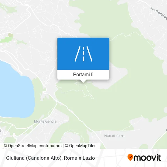 Mappa Giuliana (Canalone Alto)