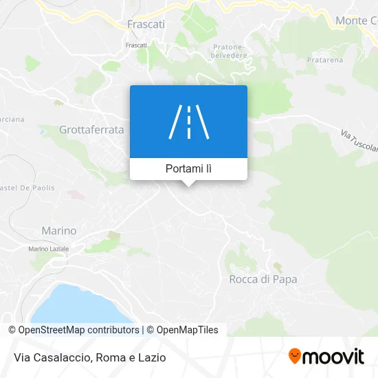 Mappa Via Casalaccio